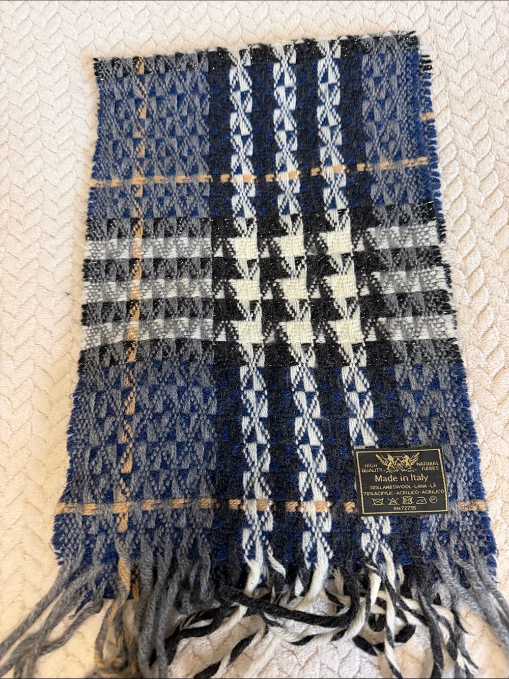 "Kimberly"  Italian Made Scarf  Vintage 1980's